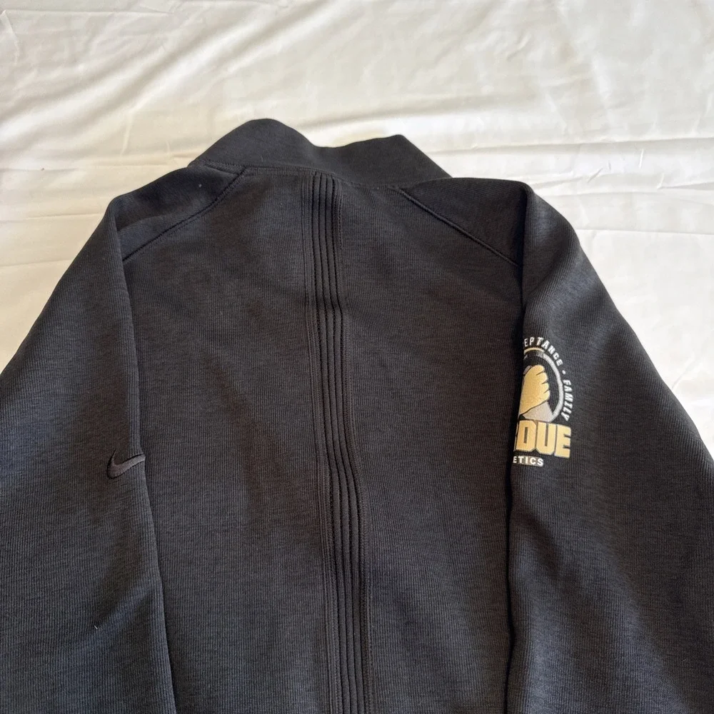 Mens Large Purdue Boilermakers Nike Pullover 1/4 Zip Golf black